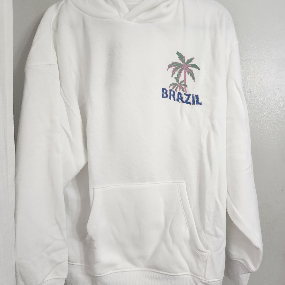 Wild Fable White Hoodie Brazil